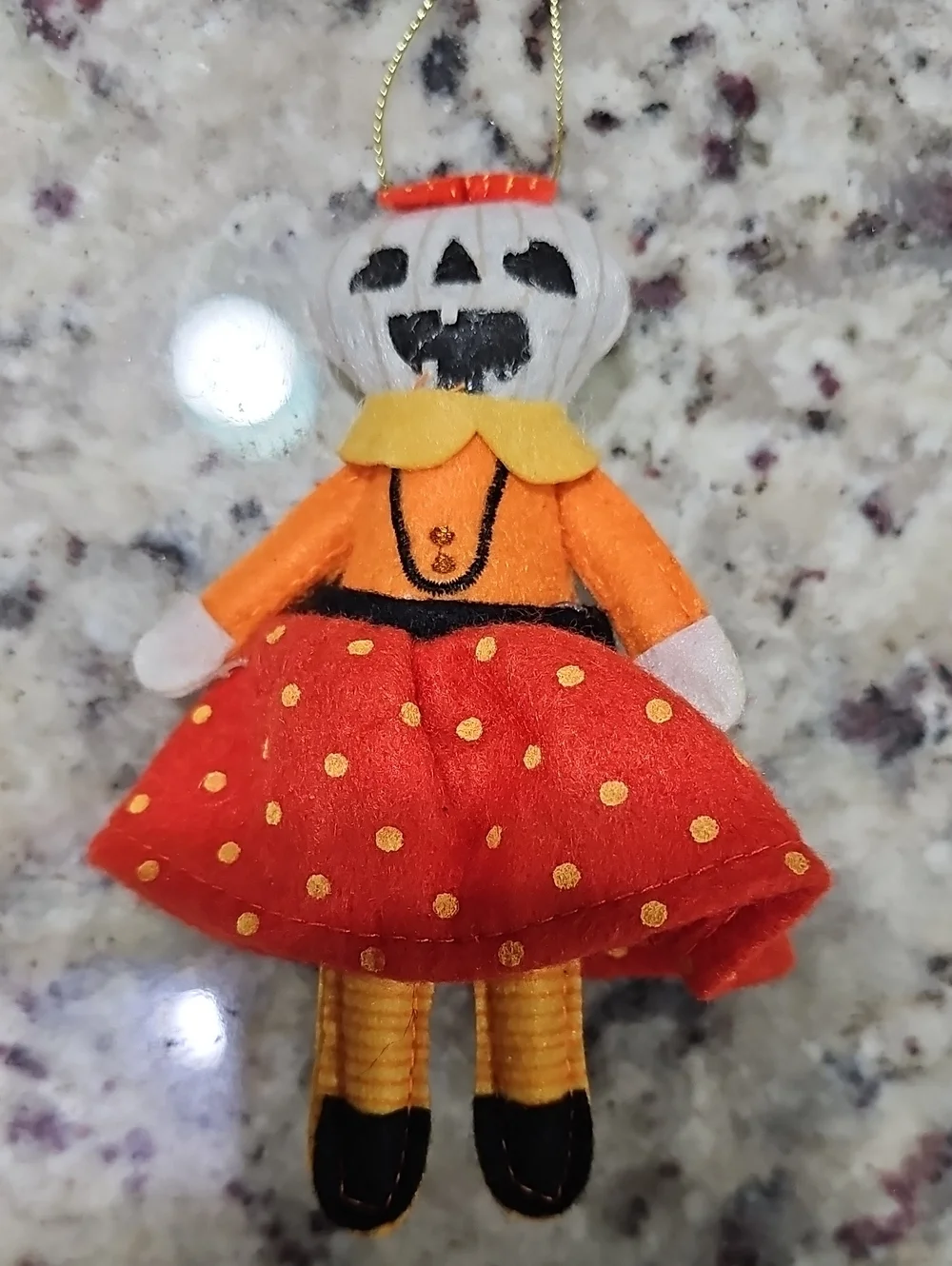 Hyde And Eeek! 2018 Ornaments Mr. & Mrs. Pumpkin And Skeleton